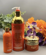Easy Glow Carrot Whitening Body Lotion Serum & Face Cream 3pcs Set Gluta Power