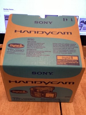 Sony DCR-TRV280 Digital8 Handycam 2005.With box and Instructions Looks unused?