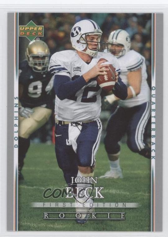 2007 Upper Deck First Edition Rookie John Beck #129 Rookie RC 0b6