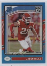 2024 Panini Donruss Optic Rated Rookie Aqua Prizm 17/299 Jaden Hicks #237 15j7