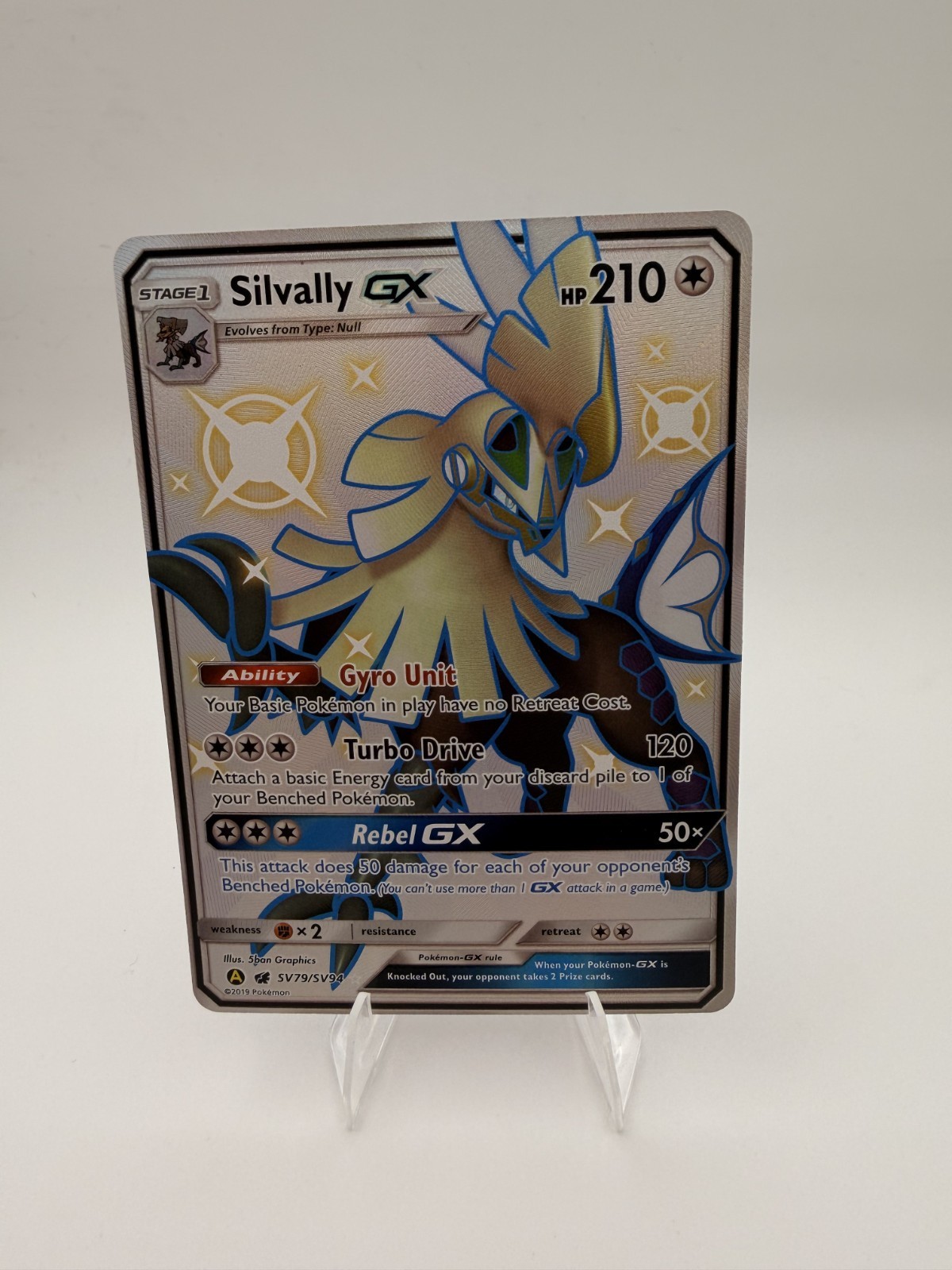 Silvally GX SV79/SV94 Shiny GX Rare Hidden Fates Shiny Vault Pokemon NM