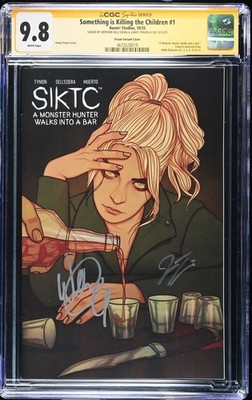 Something Is Killing the Children: Monster Hunter Frison #1 CGC 9.8 SS Signed 2X