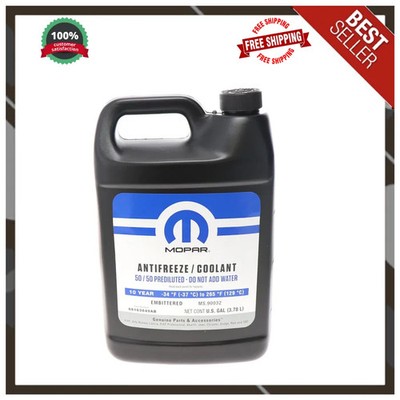 Mopar 68163849AB 10 Year 150000 Mile 50/50 Premixed Coolant 1 Gallon Embittered