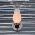 Milk Glass Wall Sconce, Vintage Light Fixture Tested & Works MCM