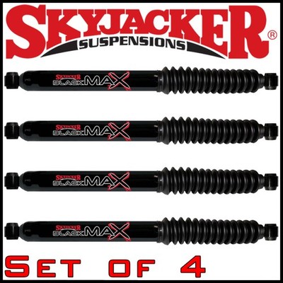 Skyjacker Black MAX Front & Rear Shocks fit 1963-73 Jeep Gladiator 4WD 0-1'' Lift