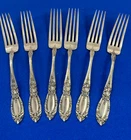 6 TOWLE Sterling Silver KING RICHARD Dinner Fork 7 1/4"  470 Grams DS43
