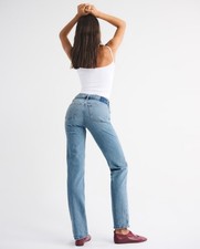 Abercrombie  Fitch Women  s Jeans Straight Leg Mid Rise Denim Classic Sz 30/10s