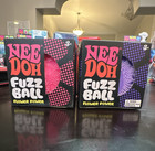 2 Schylling NeeDoh Fuzz Ball Flower Power Velvet Squeeze Pink, Purple New In Box — photo 1