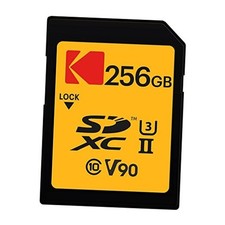 SDXC 256GB UHS-II U3 V90 Ultra Pro Memory Card - Up to 300MB/s Read 256 GB