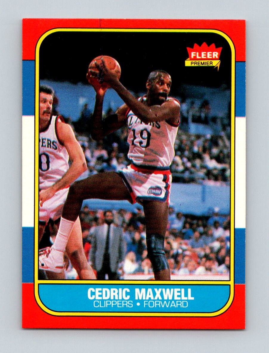 1986-87 Fleer #70 Cedric Maxwell Los Angeles Clippers