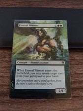MTG Magic 1x ALTERED Eternal Witness (Duel Deck) x1
