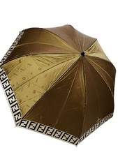 FENDI Zucca / FF Logo Folding Umbrella Brown