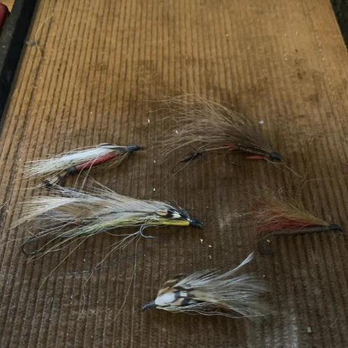 Vintage Salmon Streamer Flys Lot 