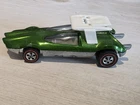 HOT WHEELS RED LINE SWINGIN WING APPLE GREEN INTERIOR