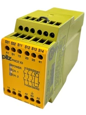 MUSHROOM PNOZ X3 230VAC 24VDC 3n/o 1n/c 1so Safety Switchgear PN:774318 NEW