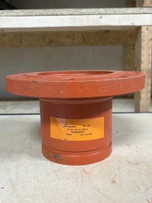 Victaulic 5X6Grooved RF Flange Adapter Nipple Fig/ Style No. 45