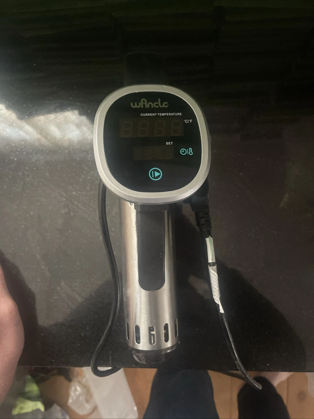 Wancle Sous Vide Precision Cooker Immersion Circulator, Black-Classic Chef Cook