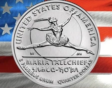 2023 P Maria Tallchief Quarter💃 Uncirculated| American Women Collectible Coin🩰