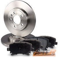 Bremsscheiben Voll Ø288 +BremsbelÄGe Hinten FÜR Audi A4 8E B7 A4 Cabrio 8H B6 B7