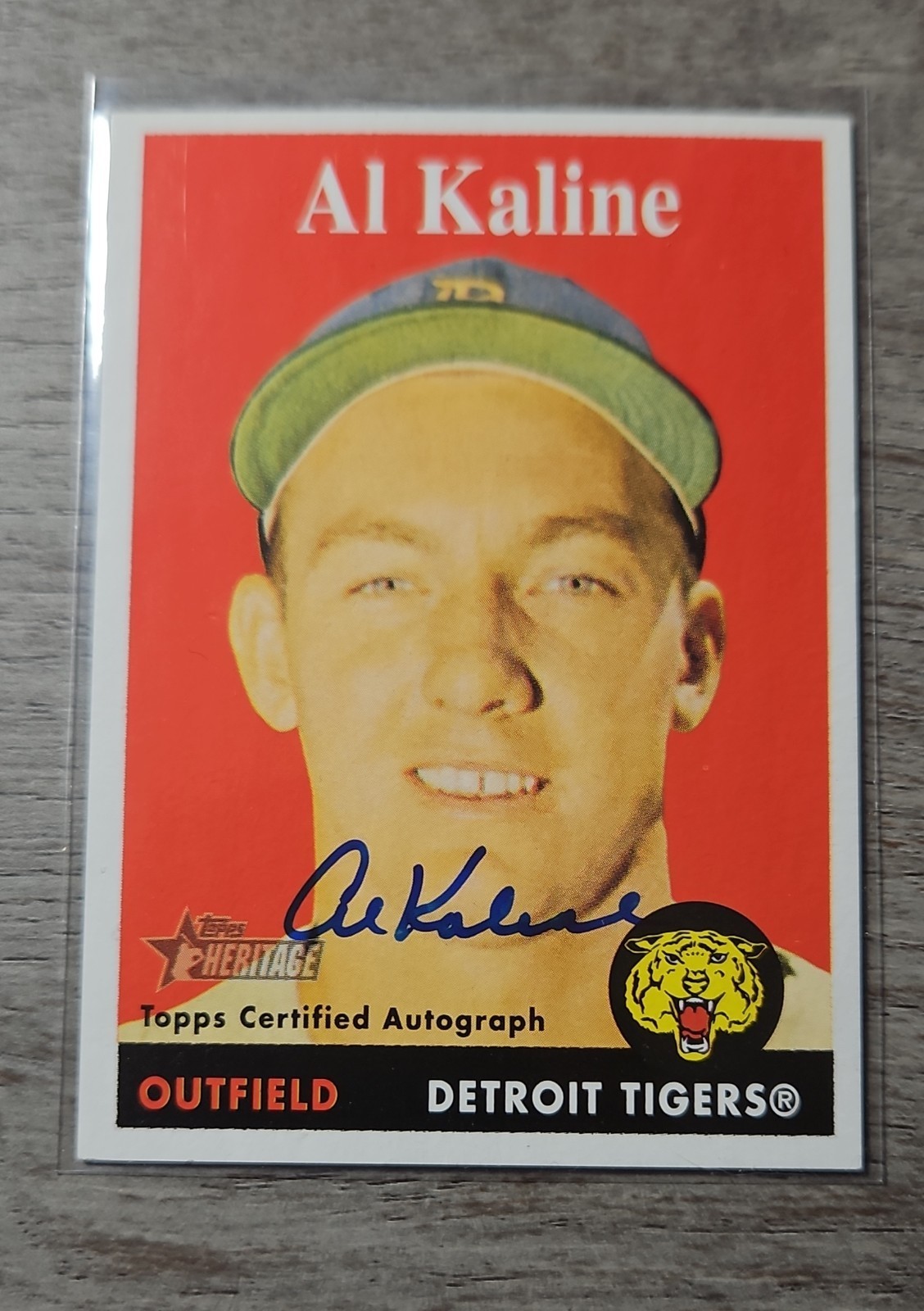 2007 Topps Heritage - Real One Autographs Al Kaline #ROA-AK (AU)