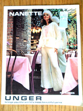 Nanette Unger Vol.135 Knit Suit Pantsuit Slipover Sweater Top