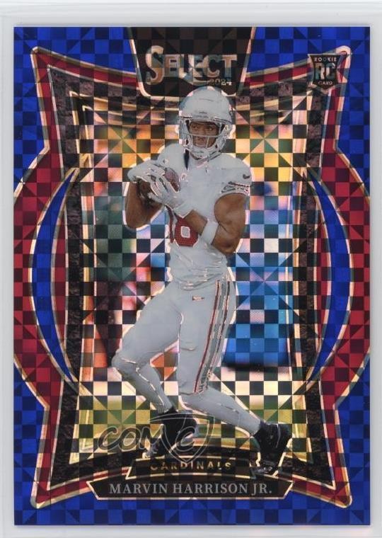 2024 Panini Select Concourse Blue Prizm /249 Marvin Harrison Jr Rookie RC z1r