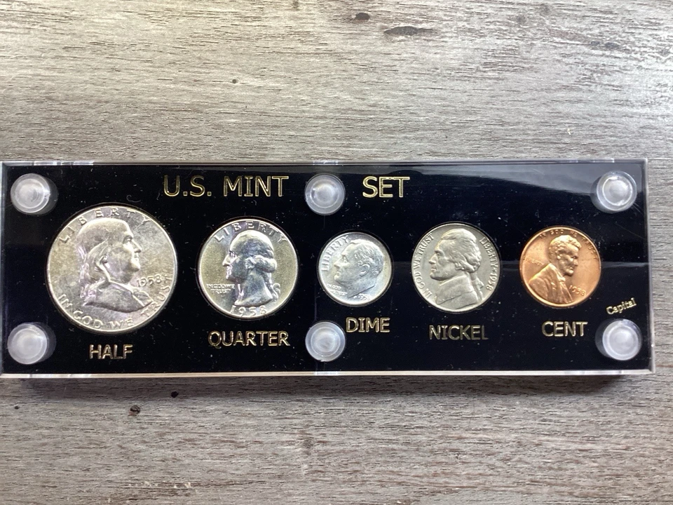 1958 (P only) US Mint Uncirculated Silver Mint Set in Capital Holder-110725 15ak - Image 3 of 4