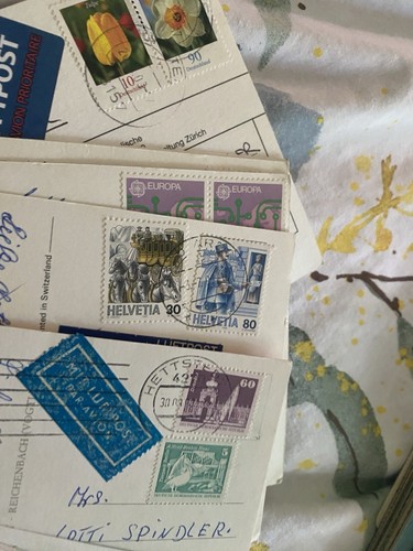 350+ Used Postcards, World Wide With Stamps In Used Condition 1970s/80s Box 2 - Picture 4 of 6