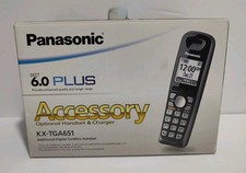 Panasonic 1.9GHz DECT 6.0 Plus Extra Handset Charger New KX-TGA651