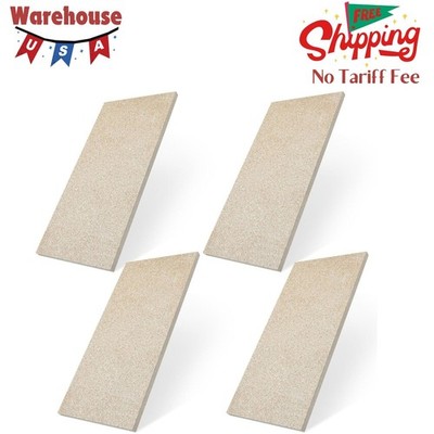 4 Pcs Baffle Board 7.8'' x 15.7'' x 0.5'' 2100f Firebrick Wood Stove Fireboard