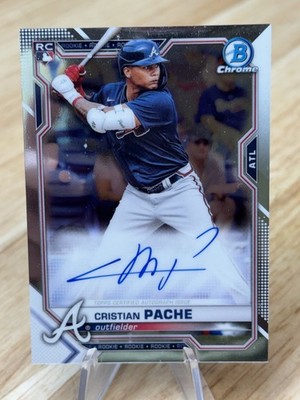 2021 Bowman Chrome Rookie Auto Cristian Pache #CRA-CP Auto