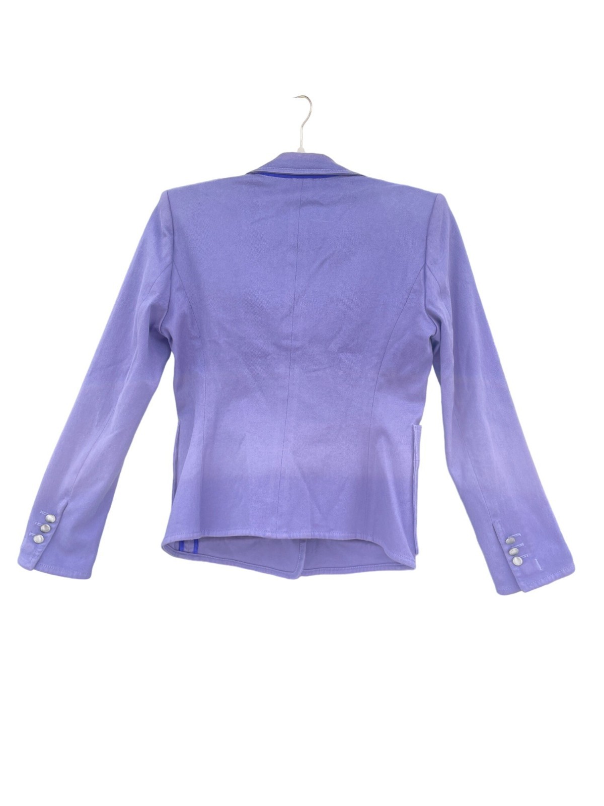 SAINT LAURENT Blazer tuta Ysl donna F42 pervinca giacca cappotto blazer taglia small SM S viola