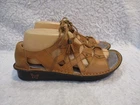 Women's, Alegria, Brown Leather, Strappy, Sandals, Shoes, Size 39 or 8.5 to 9