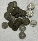 Full Roll of Buffalo Nickels--40  Coins - Various Dates