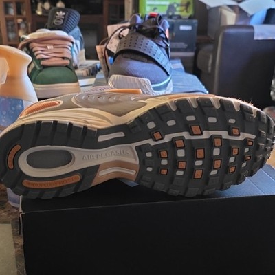 Nike Pegasus Wave Air Pegasus Men's Breathable Running Shoes Gray Orange White