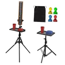 2 Sets Cornhole Scoreboard with Drink Holder, Score Keeper Set for Cornhole