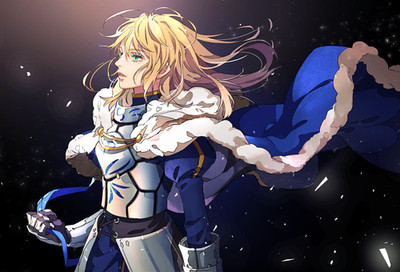 Anime Fatestay Night Saber Artoria Pendragon 11x17 Poster