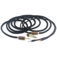 6N OCC Copper Silver Plated Upgrade Audio Cable 3.5mm Male  6.3mm Adapter fo...