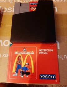 McDonaldland Video Game for NES, Complete in Box, Great Condition