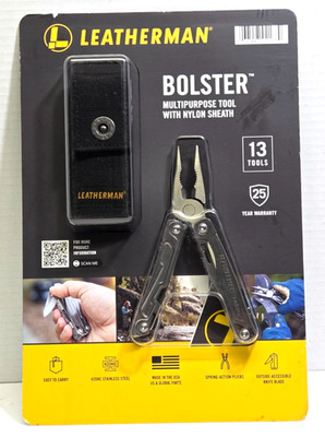 Leatherman Bolster 13 pc Multi-Tool w/ Nylon Sheath - New in Package!
