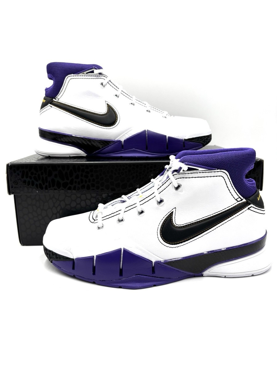 Nike Zoom Kobe 1 Protro White Court Purple 81 PT GAME IM0542-100