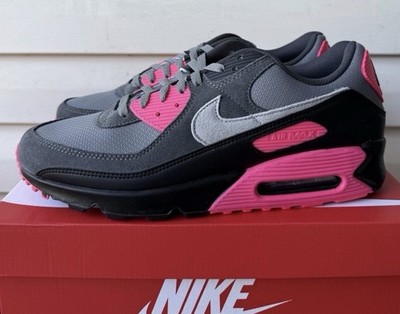 Nike AirMax 90 Classic Rare Shoes Wolf Gray Hyper Pink Mens 13 NEW