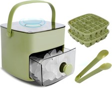 Countertop Ice Maker, Nugget Portable Ice Machine, 2 Bullet Ice Cubes Per Min