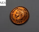 1906 Indian Head Penny Cent ~ Gem BU (red) ~ Four Diamonds ~ ZI418