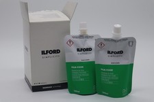 Ilford Simplicity Black White Film Fixer - 2 Pack 100ml Pouches - New