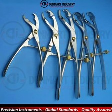 Verbrugge Bone Holding Forceps Self-Centering Orthopedics Surgical Set Of 5 PCS