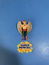 VINTAGE KENNER SUPER POWERS HAWKMAN WITH WINGS 1984.