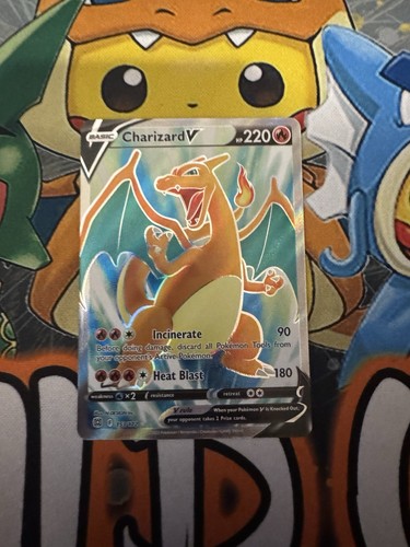 Charizard V (arte completo) 153/172 Swsh09: Brilliant Stars Holo - Imagen 1 de 3