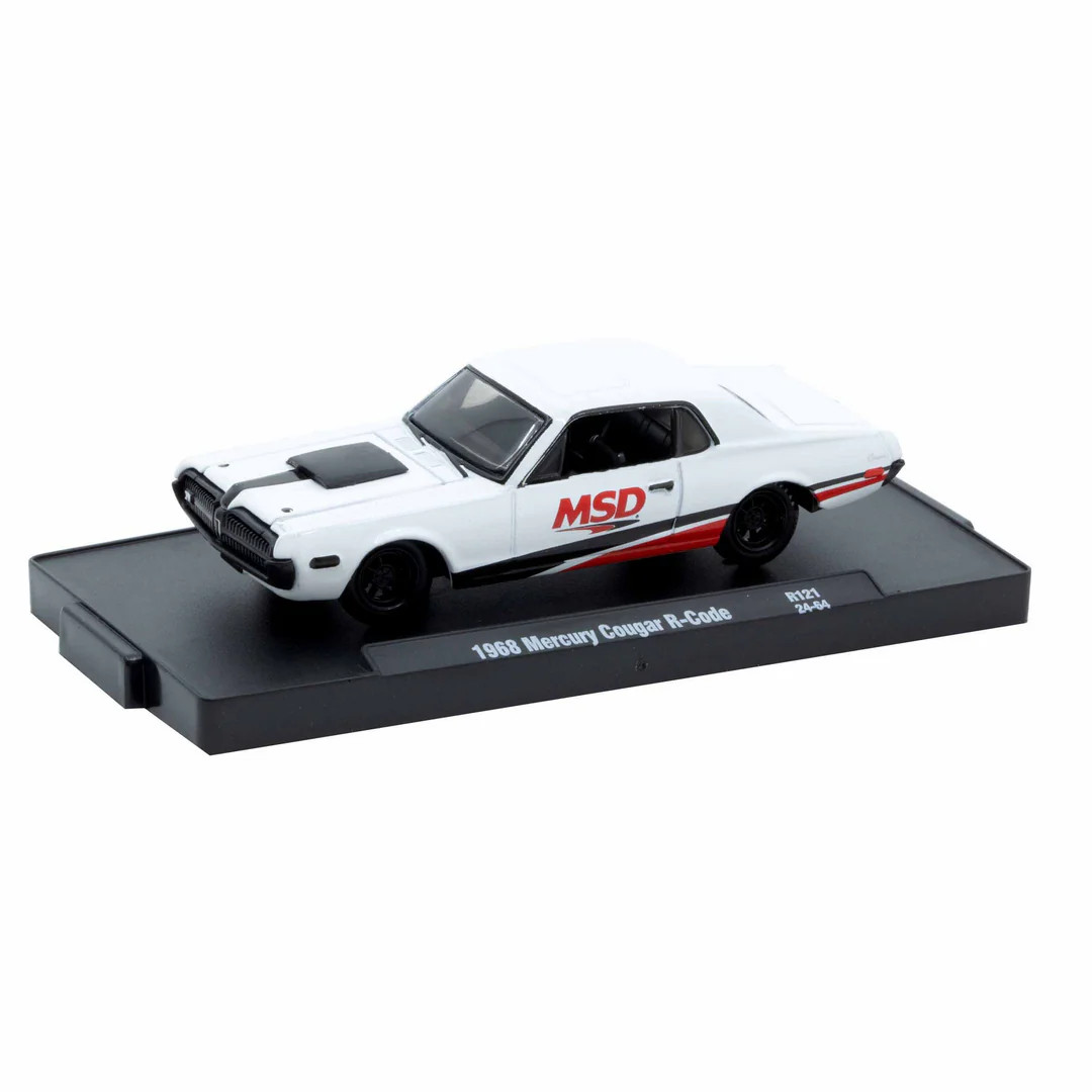 1968 Mercury Cougar R-Code MSD M2 Machines 1:64 Diecast Auto Drivers Release 121 thumbnail 2