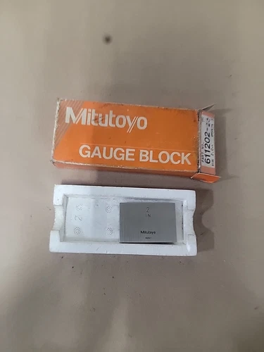 Mitutoyo Steel Square Gage Block 2”